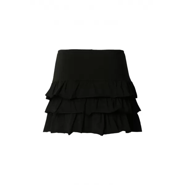  Dámská sukně URBAN CLASSICS TB7506-00007 BLACK 