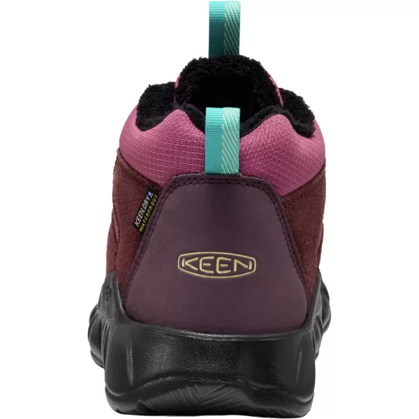  Dětské kotníkové boty KEEN HYPOWSER CHUKKA WP YOUTH HUCKLEBERRY/VIOLET QUARTZ 