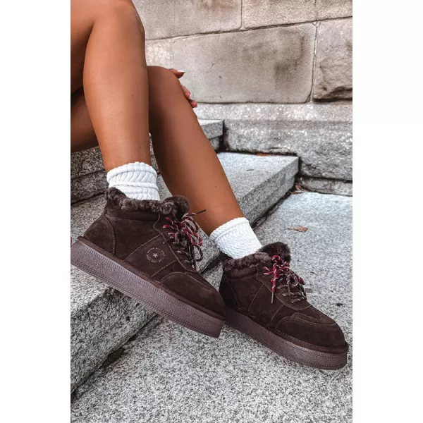  Dámské sněhule BIG STAR SHOES UU274312 CHOCOLATE 