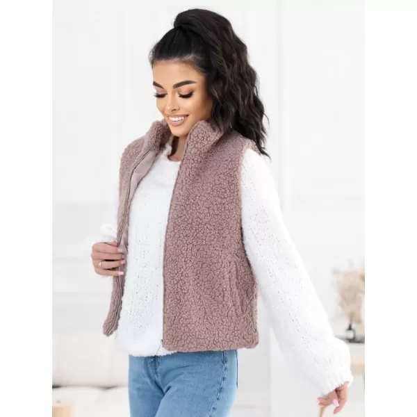  Dámská vesta FACTORY PRICE CS-KZ-1403.00P DARK BEIGE 