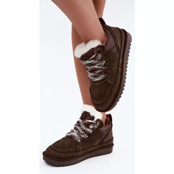  Dámské sněhule VINCEZA 97974 CHOCOLATE 