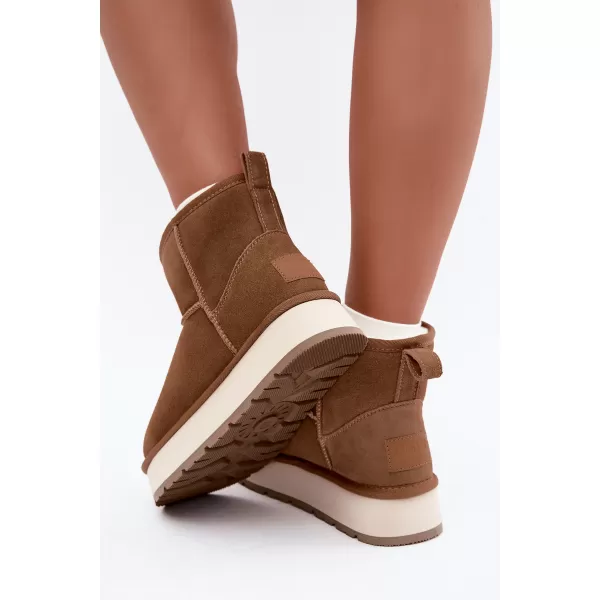  Dámské boty BIG STAR SHOES UU274692 BROWN/BEIGE 