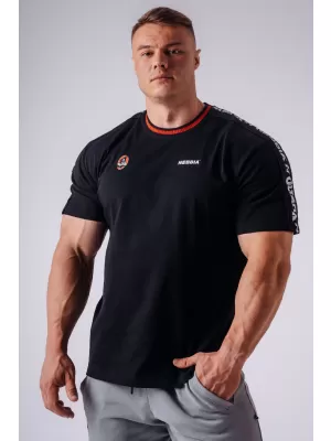 Pánské trička NEBBIA OLYMPIA MUSCLE COVER 942 BLACK