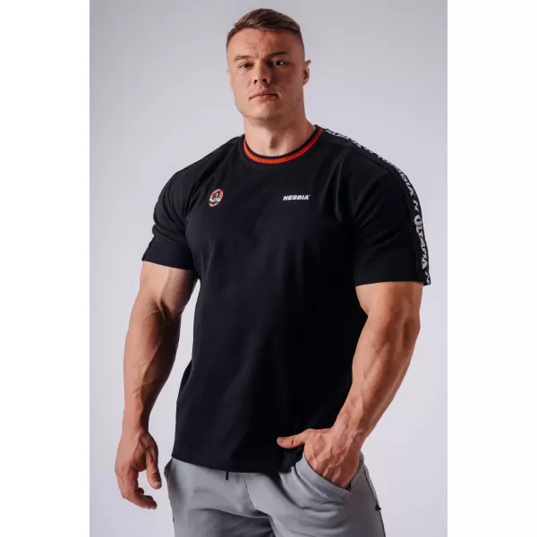  Pánské trička NEBBIA OLYMPIA MUSCLE COVER 942 BLACK 