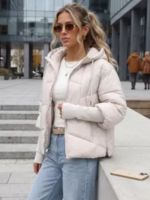 Dámská bunda DSTREET SVĚTLE ŠEDÁ