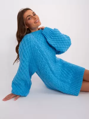 Dámský svetr WOOL FASHION ITALIA AT-SW-2367-2.64P BLUE