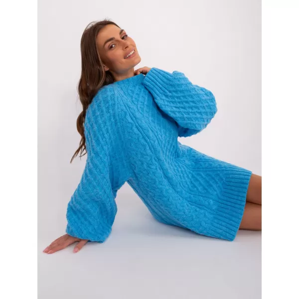  Dámský svetr WOOL FASHION ITALIA AT-SW-2367-2.64P BLUE 