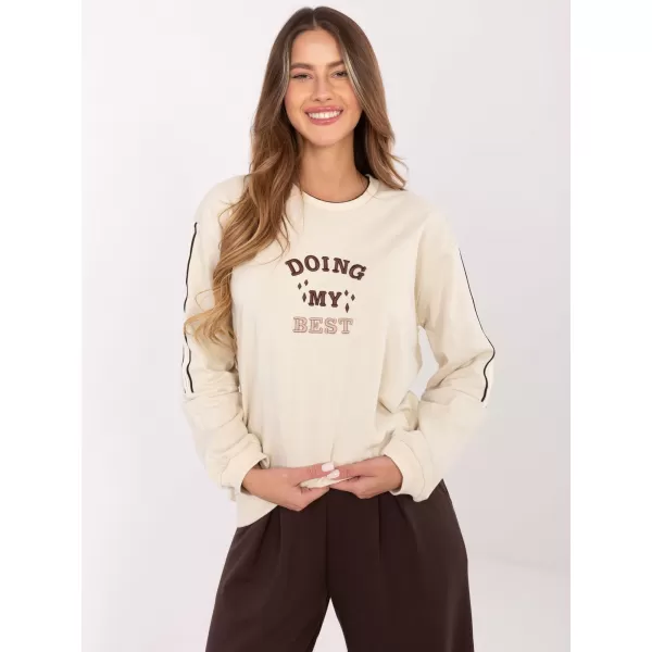  Dámská mikina RELEVANCE RV-BL-A942.62 LIGHT BEIGE 
