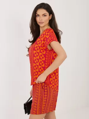Dámské triko SUBLEVEL D73771AG10978AA ORANGE