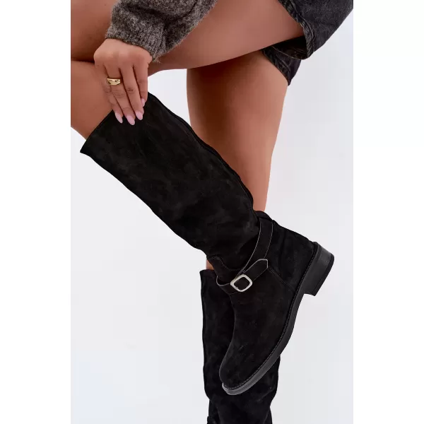  Dámské kozačky VINCEZA 89168 BLACK 