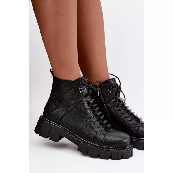  Dámské kotníkové boty D&A JC62-1044 BLACK 