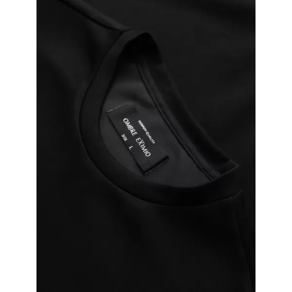  Pánská mikina OMBRE OM-SSNZ-0271 BLACK 