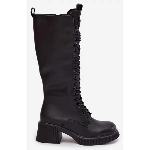  Dámské kozačky VINCEZA 66804 BLACK 