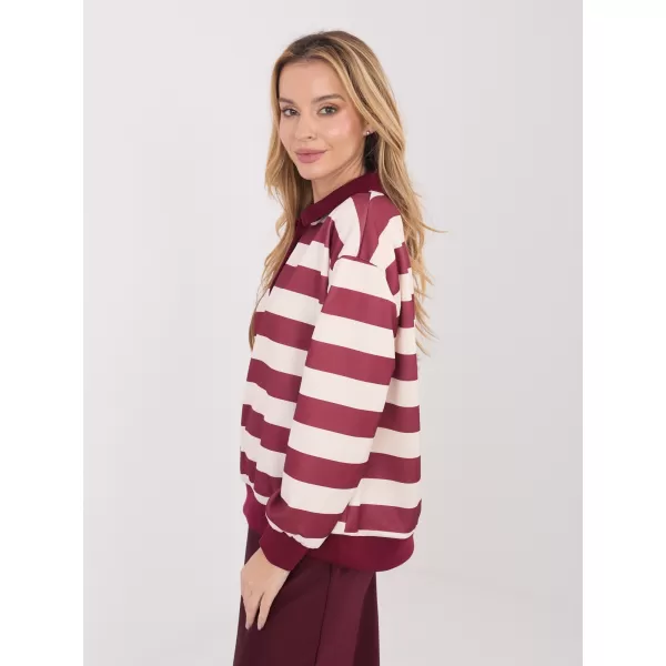 Dámská halenka ITALY MODA IT-BZ-9980.16 BURGUNDY 