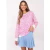 Dámská halenka ITALY MODA MI-BZ-M742.86 WHITE-PINK