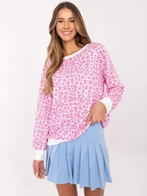 Dámská halenka ITALY MODA MI-BZ-M742.86 WHITE-PINK