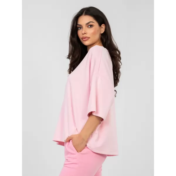  Dámská halenka RUE PARIS RV-BZ-A1188.63 BRIGHT PINK 