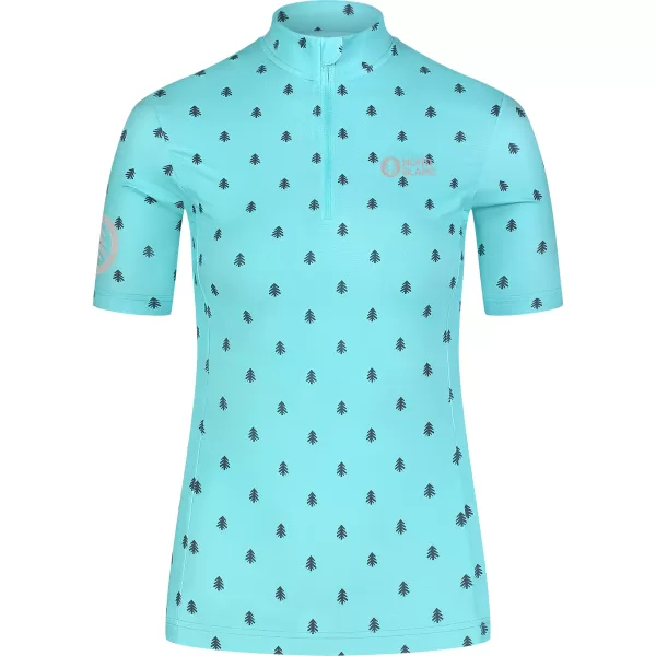  Dámský cyklo dres NORDBLANC TREES NBSLF8085 MODRÁ 