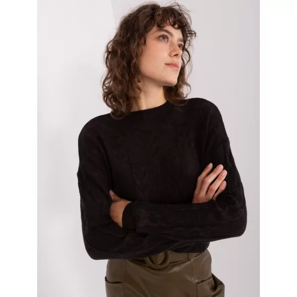  Dámský svetr WOOL FASHION ITALIA AT-SW-2340.22 NOIRE 