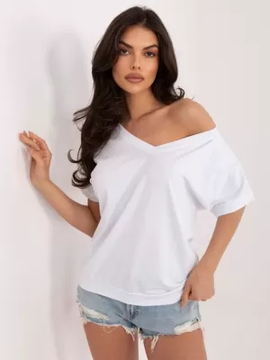 Dámské triko RUE PARIS RV-BZ-A1321.91 WHITE