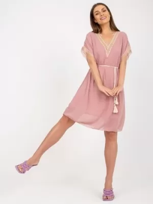 Dámské šaty ITALY MODA DHJ-SK-1508.12 BRIGHT PINK