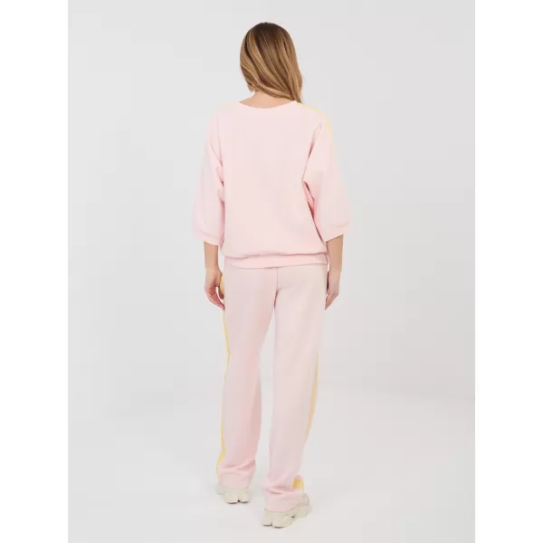  Dámská tepláková souprava RUE PARIS IT-KMPL-22215.78 BRIGHT PINK 