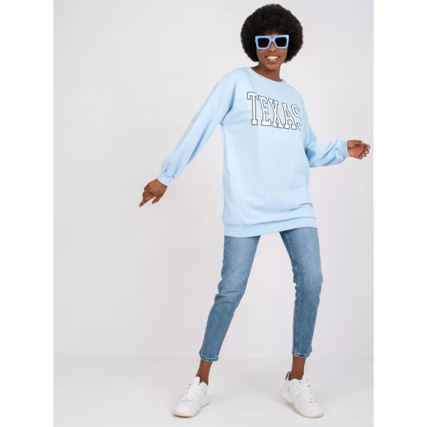  Dámská mikina EX MODA EM-BL-719.36 LIGHT BLUE 