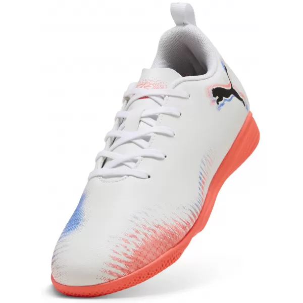  Dětské sálovky PUMA FUTURE 8 PLAY IT JR 108627-01 WHITE/BLACK/GLOWING RED 