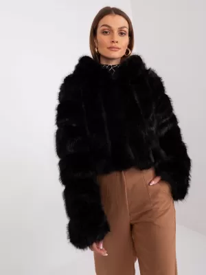 Dámská bunda WOOL FASHION ITALIA AT-KR-2378.97P NOIRE
