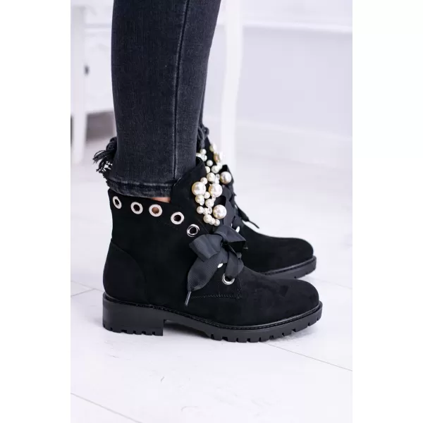  Dámské kotníkové boty BOTO 8371 BLACK 