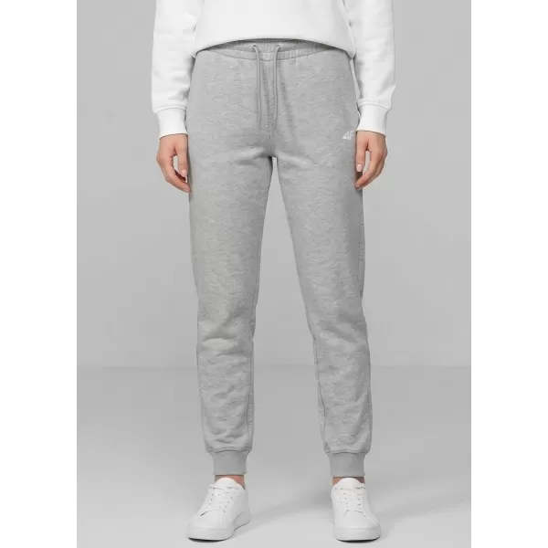  Dámské kalhoty 4F 4FWMM00TTROF1659 COLD LIGHT GREY MELANGE 
