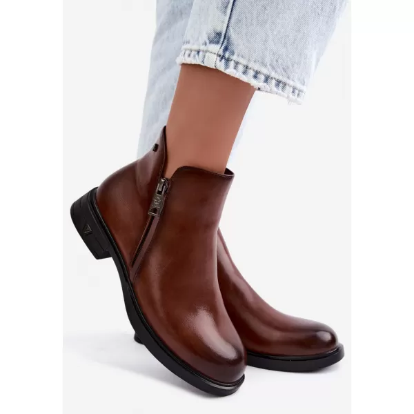  Dámské kotníkové boty VINCEZA 133112 BROWN 