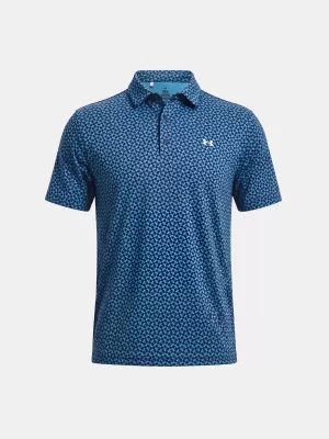 Pánské triko UNDER ARMOUR UA T2G PRINTED POLO 6012304-413 MODRÁ
