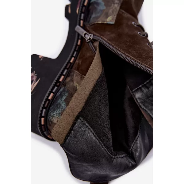  Dámské kotníkové boty ARTIKER 59C0250 BROWN 
