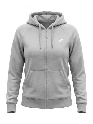 Dámská mikina 4F 4FWMM00TSWSF2535 COLD LIGHT GREY MELANGE