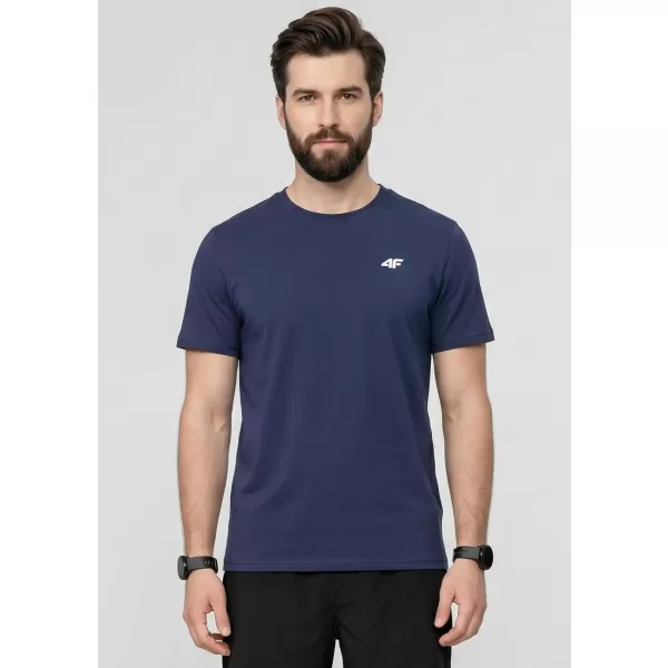  Pánské funkční triko 4F 4FWAW25TFTSM1526 DENIM 