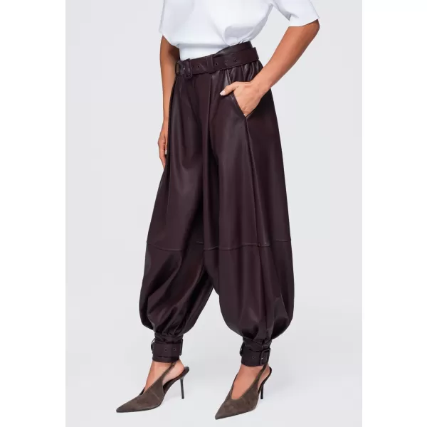  Dámské kalhoty OMBRE OW-PA-E0022 BURGUNDY 