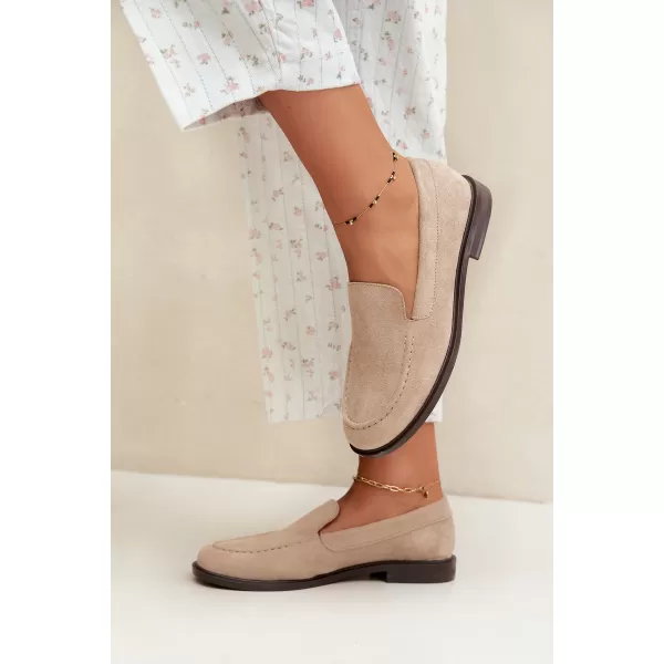  Dámské mokasíny BOTO 1538 BEIGE 