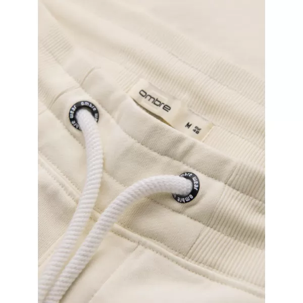  Pánské tepláky OMBRE OM-PABS-0305 CREAM 