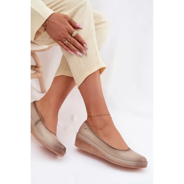  Dámské polobotky VINCEZA 39987 BEIGE 