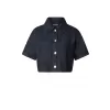 Dámská košile URBAN CLASSICS TB8372 BLUE RINSED WASHED