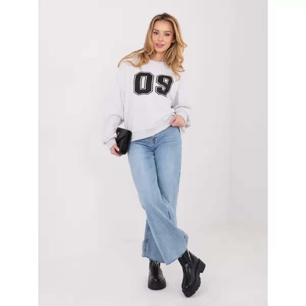  Dámská mikina FACTORY PRICE WT-BL-A1267-1.66 LIGHT GREY 