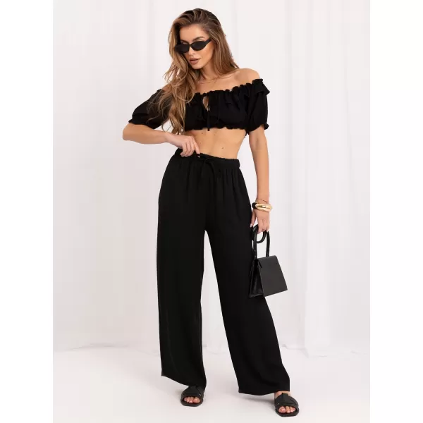  Dámské kalhoty FACTORY PRICE CS-SP-LPH2532.09P BLACK 