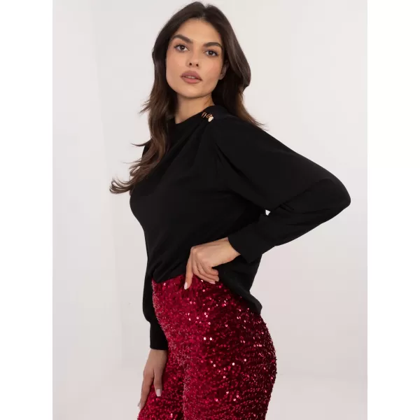 Dámská halenka ITALY MODA MI-BZ-278519-1.40 NOIRE 