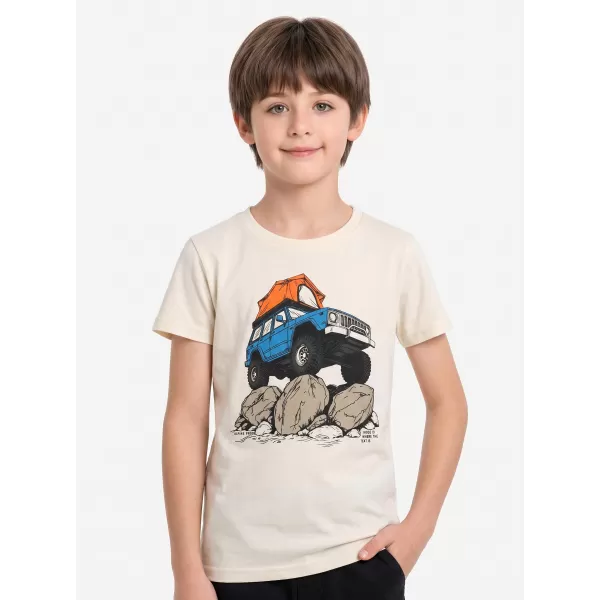  Dětské triko ALPINE PRO ECOMO 4 CREAM VARIANTA PC 