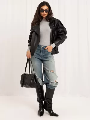 Dámská halenka RUE PARIS RV-BZ-5223.15 GRAY