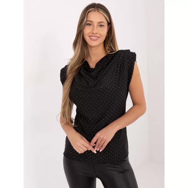  Dámská halenka ITALY MODA MI-BZ-61479.35 NOIRE 