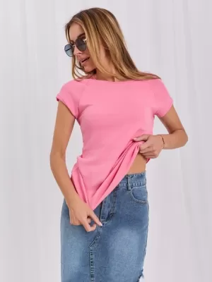 Dámské tričko RUE PARIS RV-TS-A1442.15 PINK