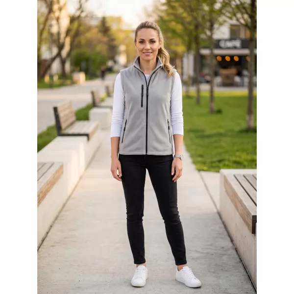  Dámská fleece vesta MALFINI EXIT W-525 SVĚTLE ŠEDÁ 