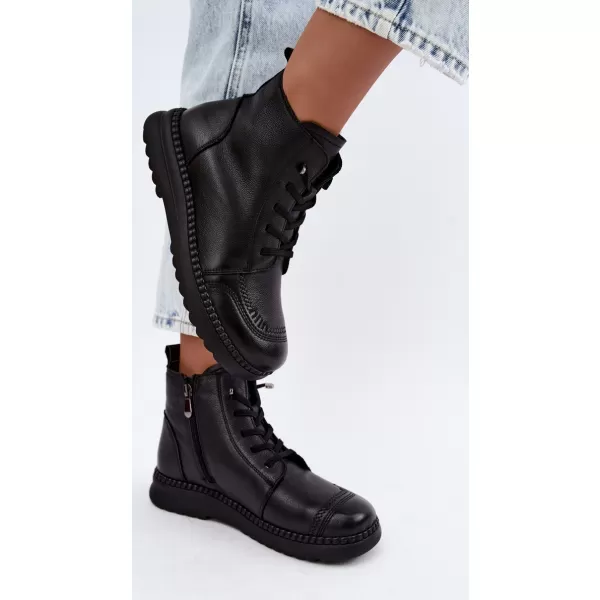  Dámské kotníkové boty VINCEZA 107249 BLACK 